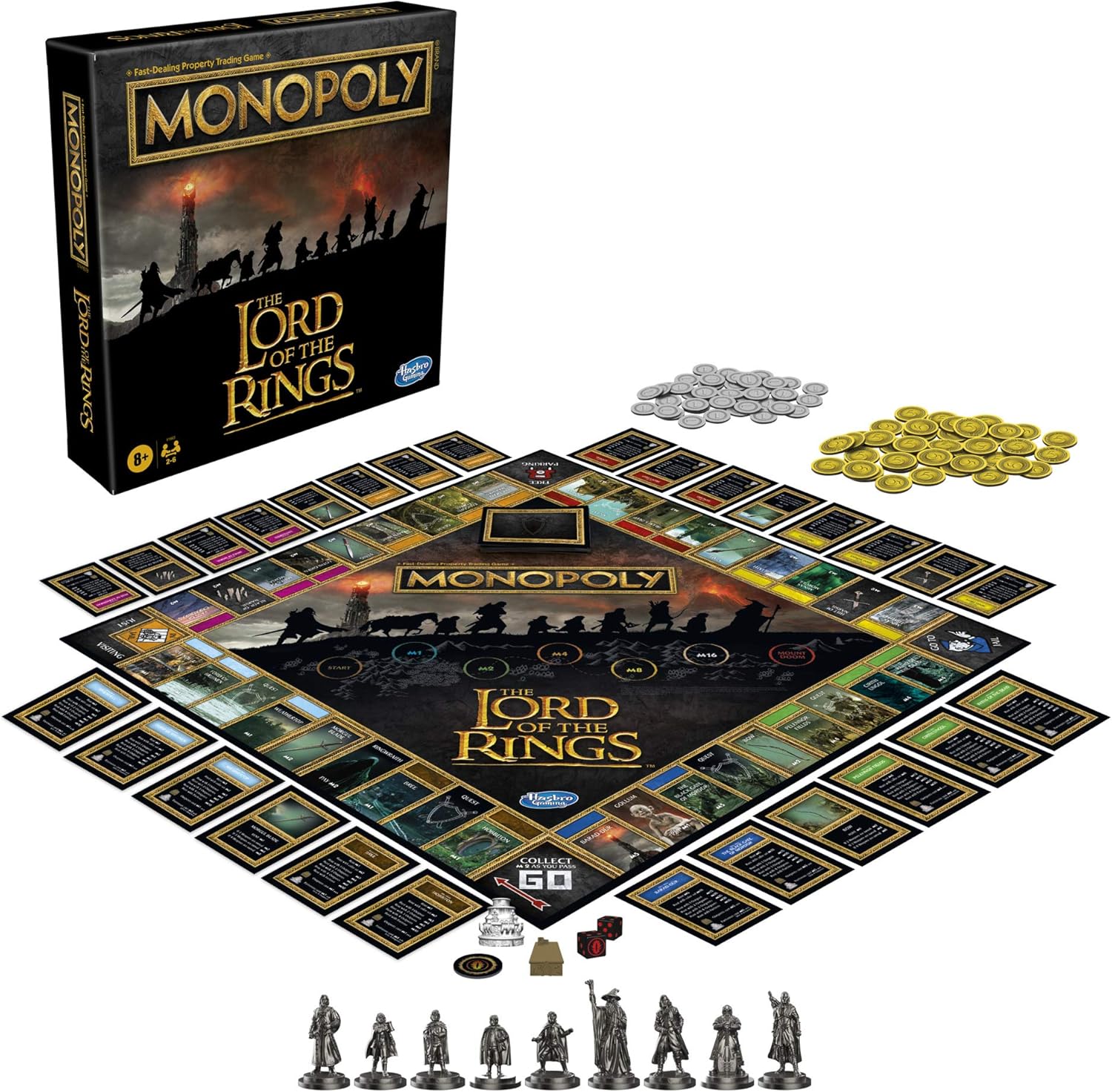 Monopoly: The Lord of The Rings Edition Board Game Inspired