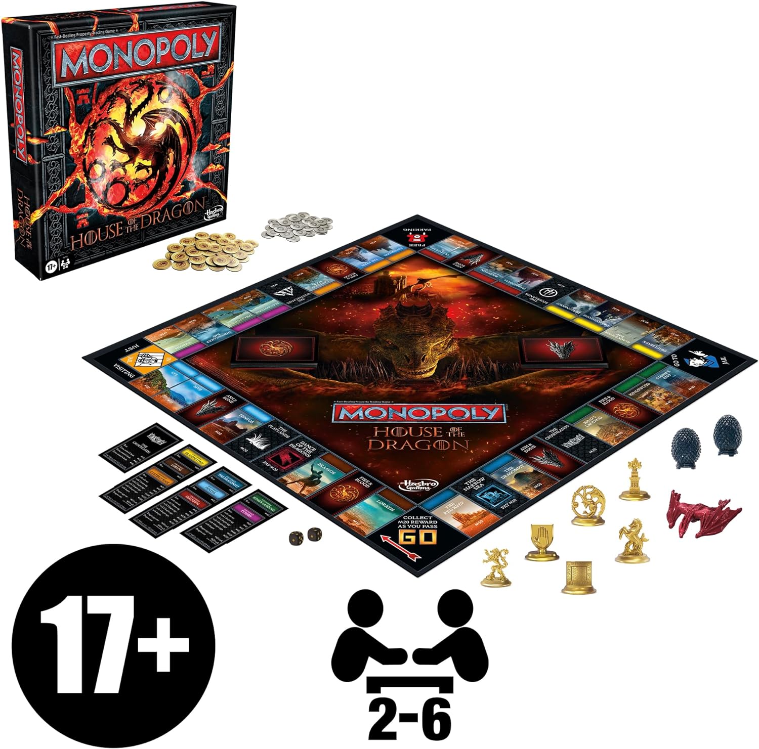 Monopoly House of the Dragon Edition Board Game