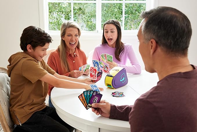 UNO Flip Attack Card Game for Kids, Adults & Family Combines