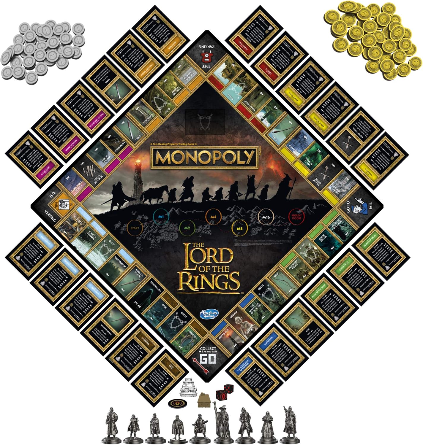 Monopoly: The Lord of The Rings Edition Board Game Inspired